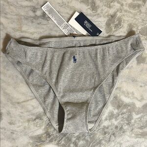 Polo by Ralph Lauren Women's Gray Panties